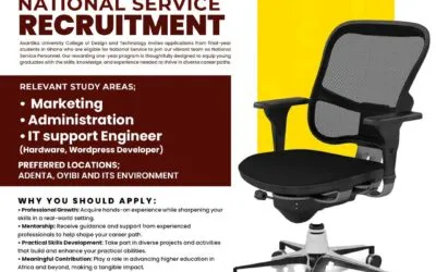 AUCDT National Service Recruitment 2025/2026